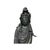 Chinese Vintage Chinese Black Metal Bodhisattva Kwan Yin Buddha Statue For Sale - Image 3 of 11