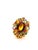 Baroque Bochic “Orient” Vintage Natural Citrine, Diamond & Sapphire Ring Set In 18K Gold For Sale - Image 3 of 12