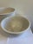 White Vintage White Stoneware Nesting Mixing Bowls, Set of 3 For Sale - Image 8 of 9