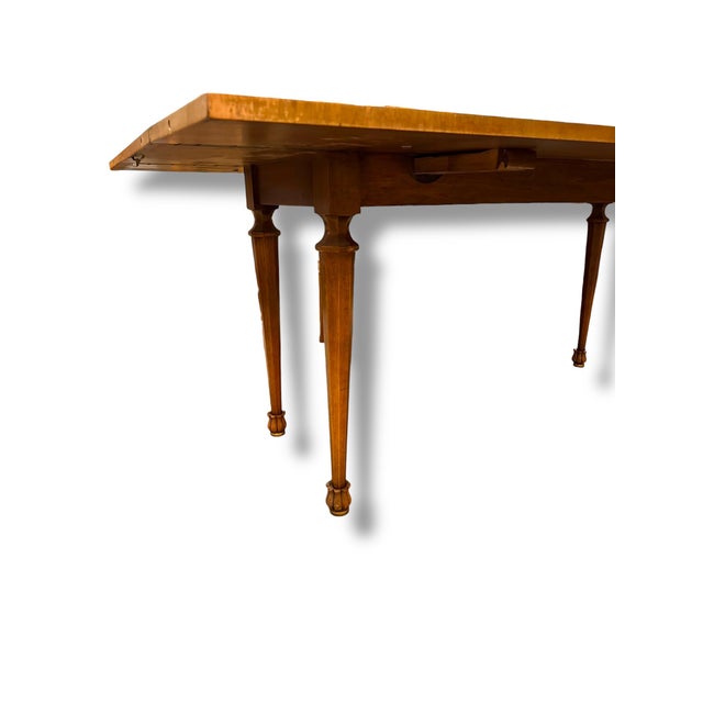 Wood 1970s Set of 7 - Dining Table & Chairs For Sale - Image 7 of 10