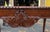 Brown English Georgian Style Mahogany Console Table - Greek Key Frieze Paw Feet For Sale - Image 8 of 10