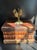 Antique French Leather Book Tantalus Box: Decanters & Shot Glasses For Sale In Los Angeles - Image 6 of 9