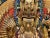 Gold A Gilt and Polychrome Oversized Statue of Avalokiteshvara Nepal 7.5 Ft H. For Sale - Image 8 of 12