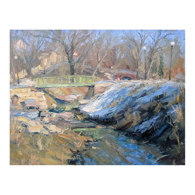Landscape with Bridge, 2015 For Sale