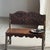 Mini Bench with Carved Backrest, 1980s For Sale - Image 10 of 18