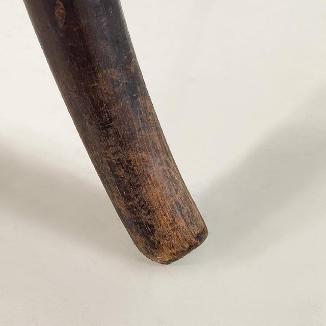 Art Deco Dark Wood and Straw Armchair with Reclining Backrest, 1890s For Sale - Image 15 of 18