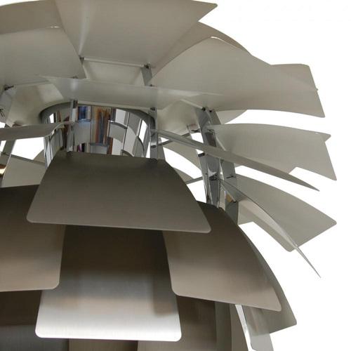 Steel Artichoke Ceiling Lamp by Poul Henningsen for Louis Poulsen, 2000s For Sale - Image 6 of 18