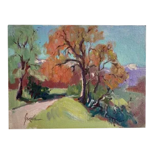 Susan F Greaves Tree Oil Painting