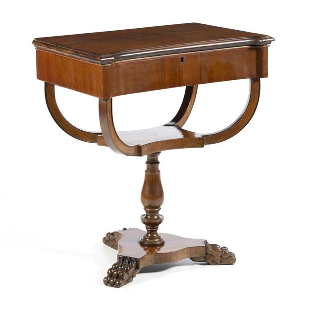 19th Century English Sewing Table For Sale - Image 8 of 8