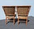 Pair of Vintage McGuire Orlando Diaz-Azcuy Bamboo Rattan Chairs W Leather Straps For Sale In Los Angeles - Image 6 of 18