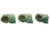 1970s Aqua Turbo Shells – Set of 3 For Sale - Image 5 of 5
