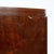 Art Deco Baker Walnut Veneered Nightstands in Copper and Cut Glass Accents, 1950s, Set of 2 For Sale - Image 14 of 18