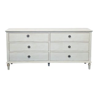 Restoration Hardware Maison 6-Drawer Dresser in Antique White For Sale