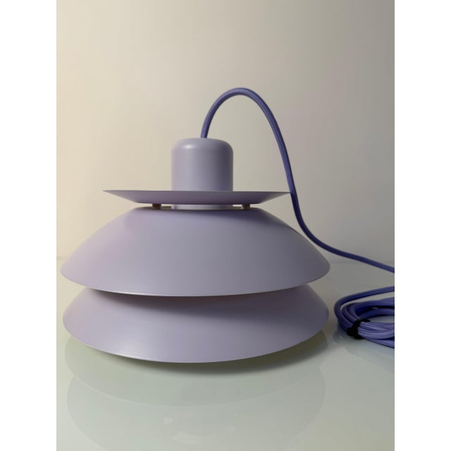Metal Type 776 Lilac Louvered Lamp from Horn For Sale - Image 7 of 11