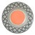Vintage Stoneware Bowl with Orange Glazed Centre by Mari Simmulson for Upsala-Ekeby, 1960s For Sale