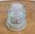 Traditional Vintage Hemingray 42 Teal Tinted Glass Insulator For Sale - Image 3 of 11