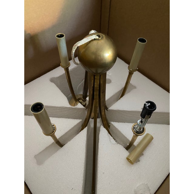 Visual Comfort Visual Comfort Reed Large Chandelier For Sale - Image 4 of 8