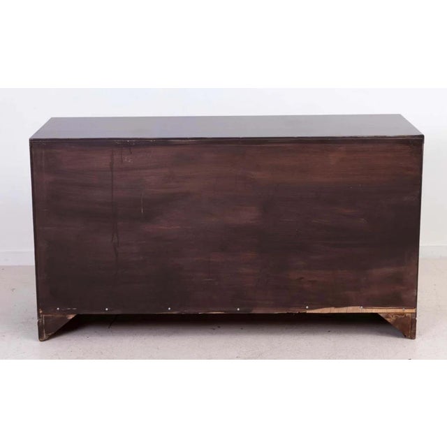 1940s Six-Drawer Walnut and Rosewood Dresser in the Manner of James Mont For Sale - Image 5 of 10