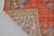 Orange Ethnic Vintage Wool Carpet For Sale - Image 9 of 10