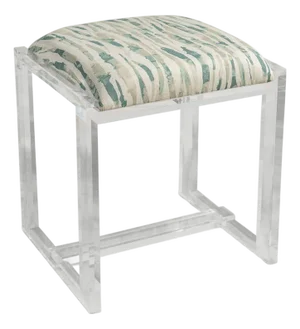 Glencoe Wilcrest Moss Lucite Bench