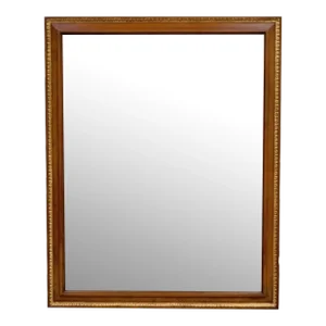 Vintage Kindel Belvedere French Provincial Cherry Wood Gold Gilt Wall Mirror