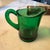Metal Vintage Paden City Emerald Glow Sugar, Creamer & Metal Tray - Star Cut Pattern For Sale - Image 7 of 11