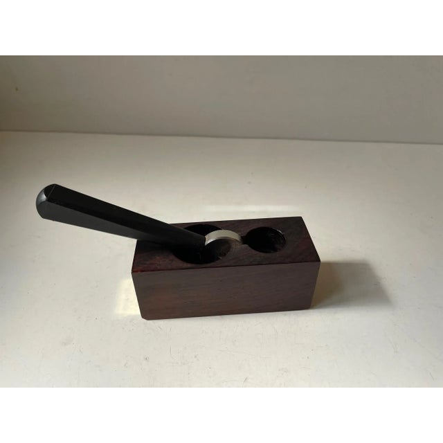 Wood Danish Modern Rosewood Nutcracker by Yüksel Caglar, 1970s For Sale - Image 7 of 9