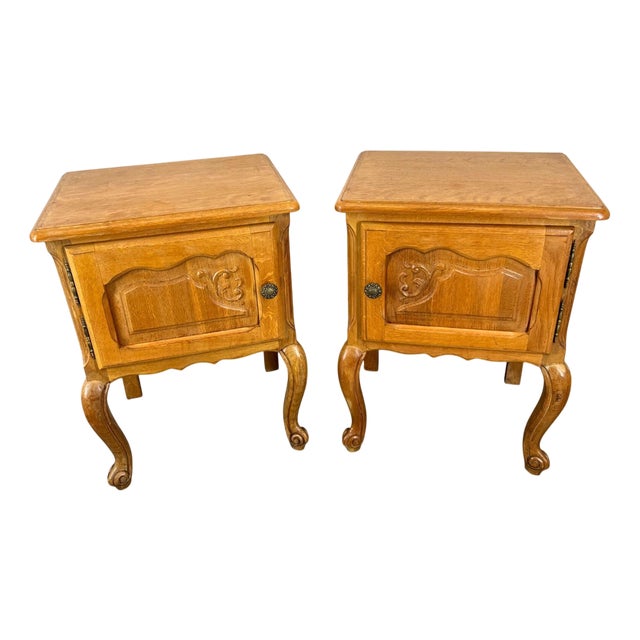 French Bedside Tables, Set of 2 For Sale