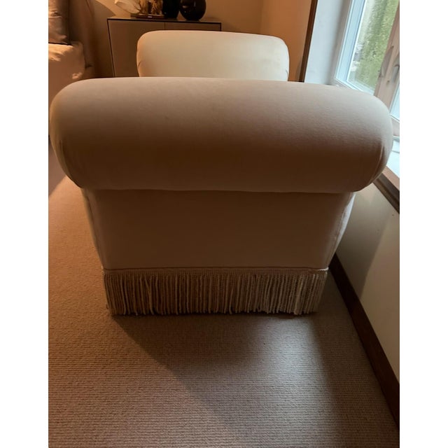 Contemporary Kreiss Giverney Velvet Bench For Sale - Image 3 of 5