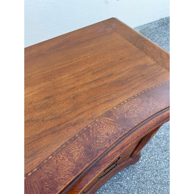 Burnt Umber 1990s Thomasville British Gentry Dresser For Sale - Image 8 of 12