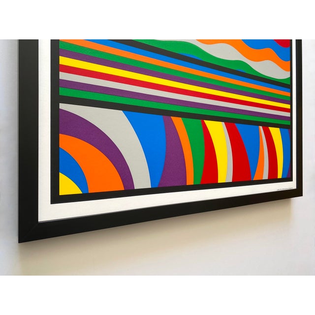 Sol LeWitt Vintage 1998 Modernist Silkscreen Print Limited Edition Framed Extra Large " Mostly Mozart Festival " Lincoln Center Poster For Sale - Image 10 of 18