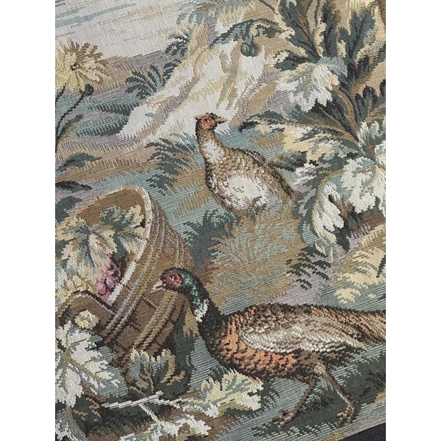 Vintage French Aubusson Style Jacquard Tapestry, 1970s For Sale - Image 14 of 18