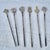 Brass and Chrome Turkish Skewers- Set of 6 For Sale In Columbia, SC - Image 6 of 8