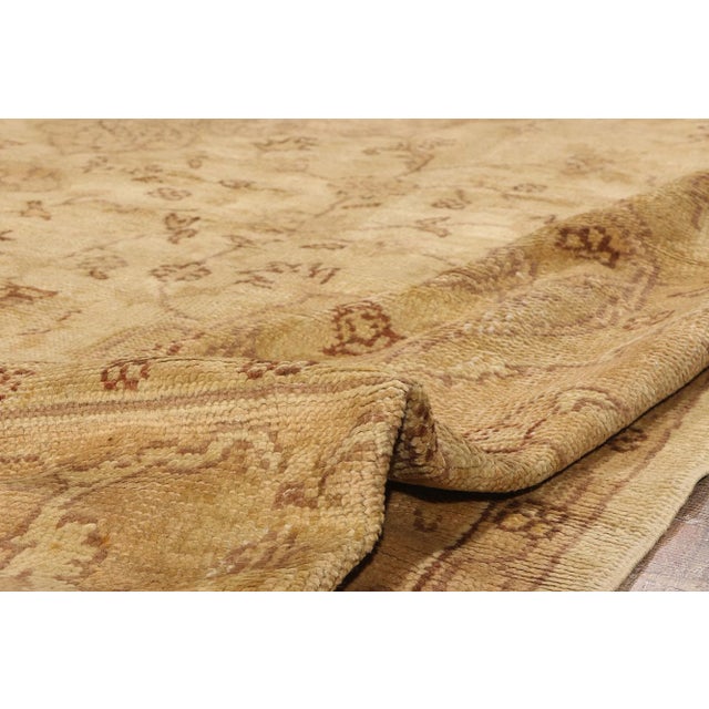 Antique Turkish Oushak Rug with Modern Style - 10'04 x 13'10 For Sale In Dallas - Image 6 of 10