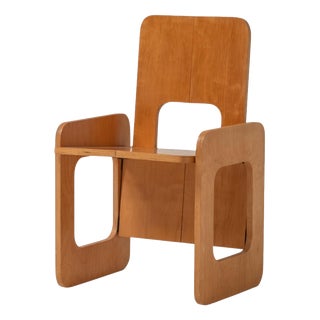 La Prora Folding Chair by Anonima Design for Bonetto, Italy, 1970s For Sale