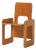 La Prora Folding Chair by Anonima Design for Bonetto, Italy, 1970s For Sale