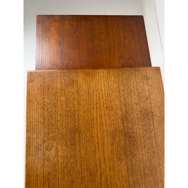1950s Vintage Danish Extendable Teak Coffee Table, 1950s For Sale - Image 5 of 10