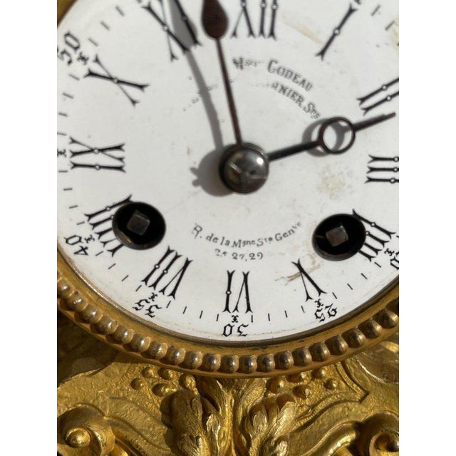 Bronze Samac Clock, 1890s For Sale - Image 3 of 11