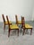 1960s Danish Style Mid Century Dining Chairs, Set of 4, in Knoll Fabric For Sale - Image 5 of 12