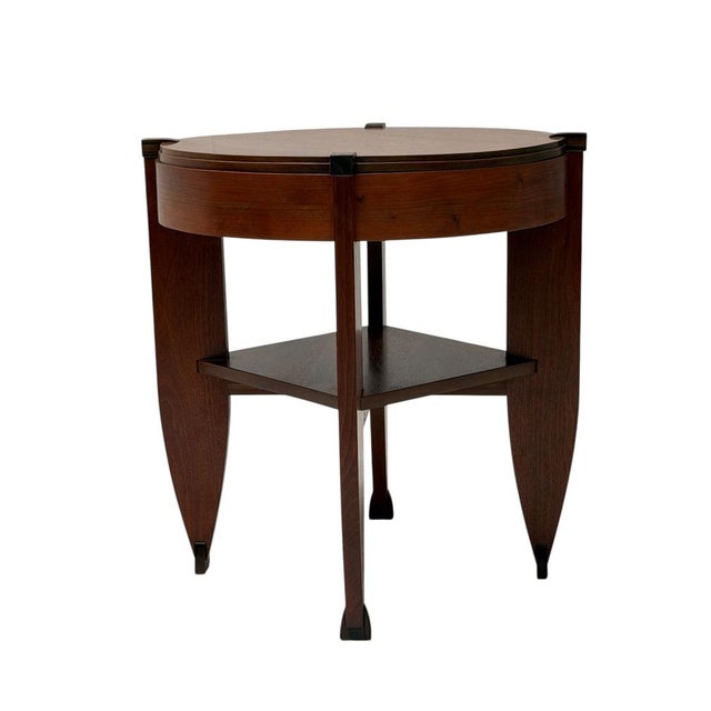 Art Deco Amsterdam School Coffee Table by J.J. Zijfers Amsterdam, 1920s For Sale - Image 15 of 16