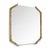 Alentejo Square Mirror in Cast Brass from Insidherland, in New conditions. Designed from 2000 Labeled by Maker