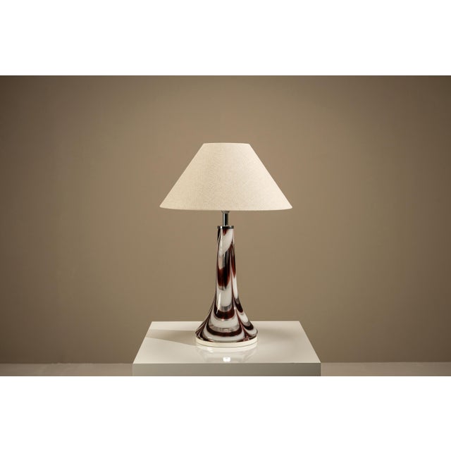 Mid-Century Modern Murano Glass Lamp in the style of Esperia, Italy, 1970s For Sale - Image 3 of 12