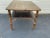 Contemporary 1970s McGuire Oak Rattan Occasional Table For Sale - Image 3 of 12