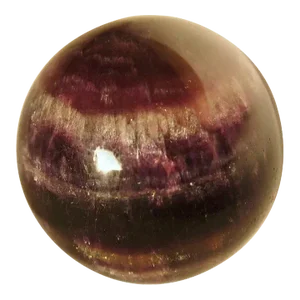 Large Antique 19th Century Derbyshire Blue John Mineral Specimen Crystal Sphere