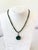 Lovely vintage turquoise beaded necklace with pendant