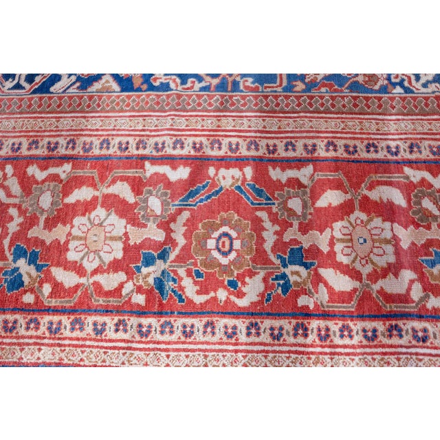Early 20th Century Persian Sultanabad Rug For Sale - Image 4 of 11