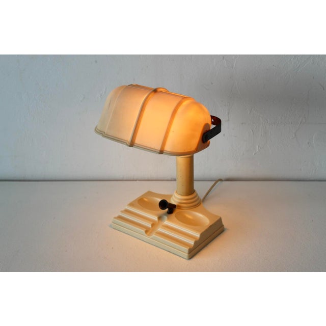 1940s American Art Deco Desk Lamp by Atlas Appliance Corp Brooklyn For Sale - Image 18 of 18