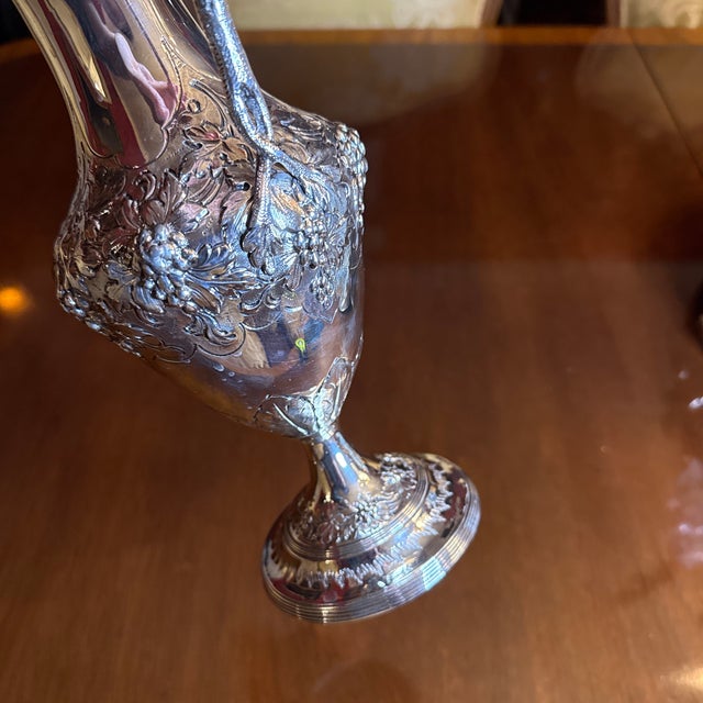 1788 - London - Sterling Silver Claret Jug For Sale - Image 6 of 8