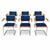 Lowenstein Chrome Wood Cesca Dining Chairs - Set of 6 For Sale