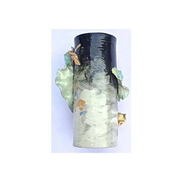 Antique French Majolica Vase For Sale In Atlanta - Image 6 of 8